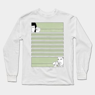 Cup and string phone Long Sleeve T-Shirt